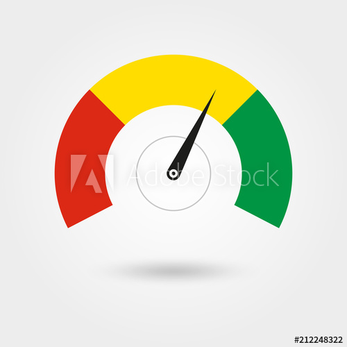 500x500 Speedometer Icon Gauge Or Rpm Meter Logo Fast And Slow Meter