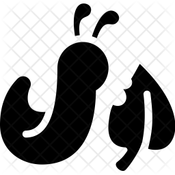 256x256 Slug Icon Of Glyph Style