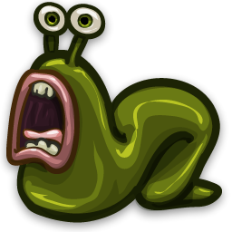 256x256 Cartoon, Slug Icon