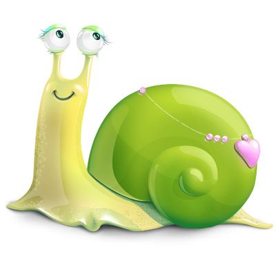 400x400 Cartoon Snail Icon, Green Snail Clipart Picture Art Snails