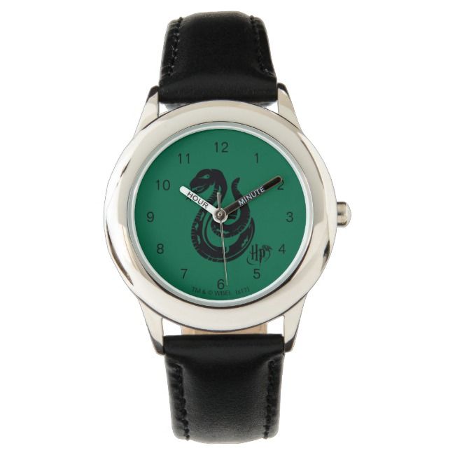 650x650 Harry Potter Slytherin Snake Icon Wristwatch