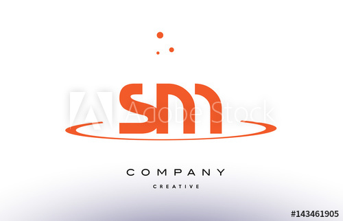 Sm S M Creative Orange Swoosh Alphabet Letter Logo Icon 500x322 Sm S M Creative Orange Swoosh Alphabet Letter Logo Icon