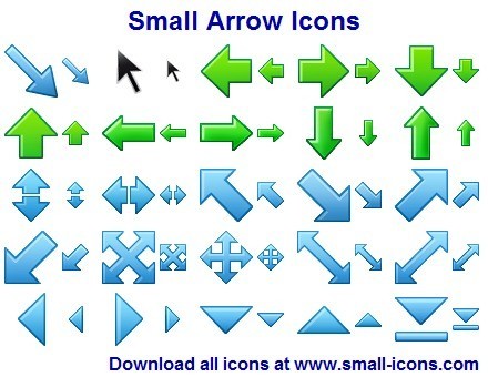 440x340 Download Small Arrow Icons From Desktop Icons