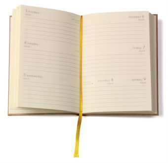 340x330 Small Personalised Leather Diary Handmade In The Uk