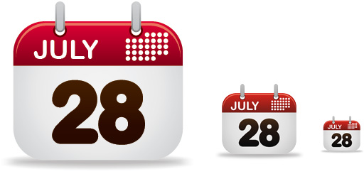 512x252 Small Calendar Icon Images