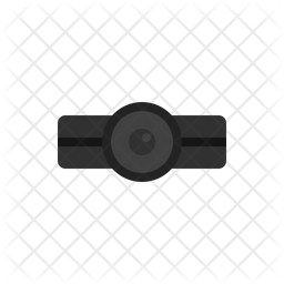 256x256 Small Camera Icon Of Flat Style