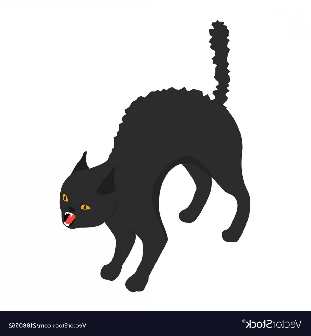 1200x1296 Black Scary Cat Icon Isometric Style Vector Soidergi