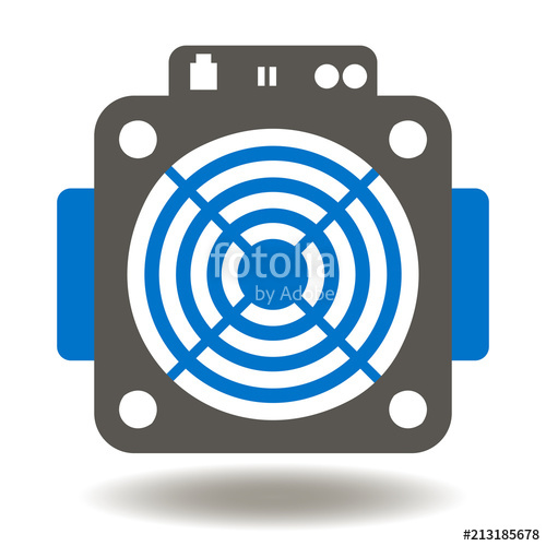 500x500 Asic Miner Special Machine Icon Vector Mining Farm Computing