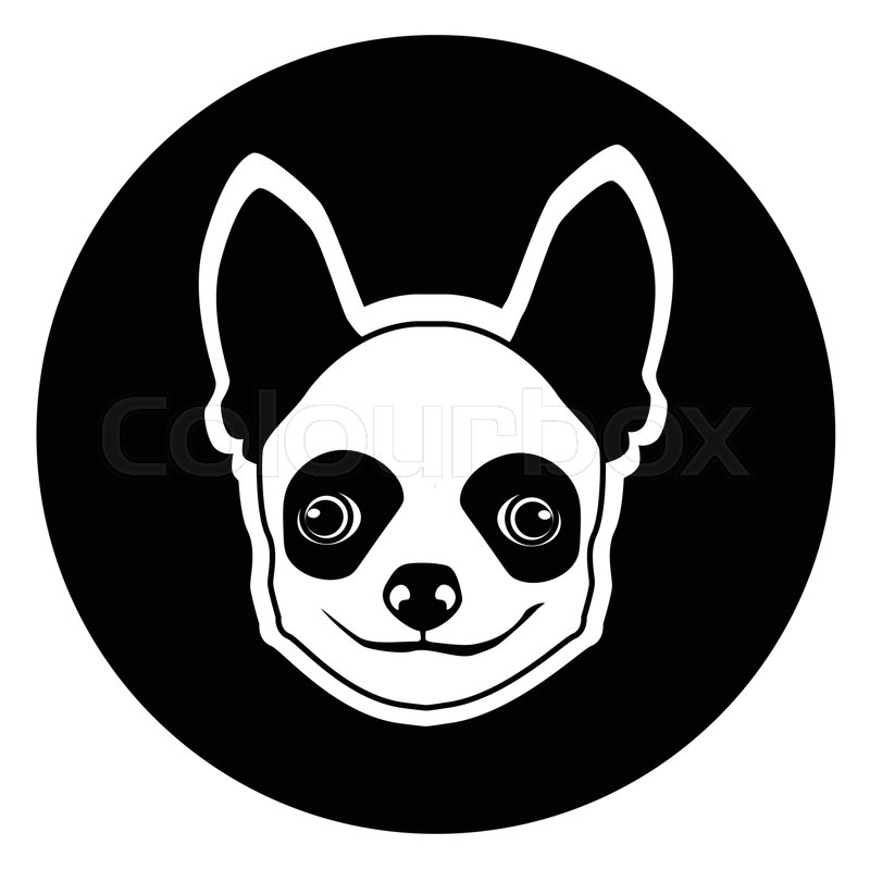 800x800 Small Dog Animal Pet Web Icon Flat Stock Vector Colourbox