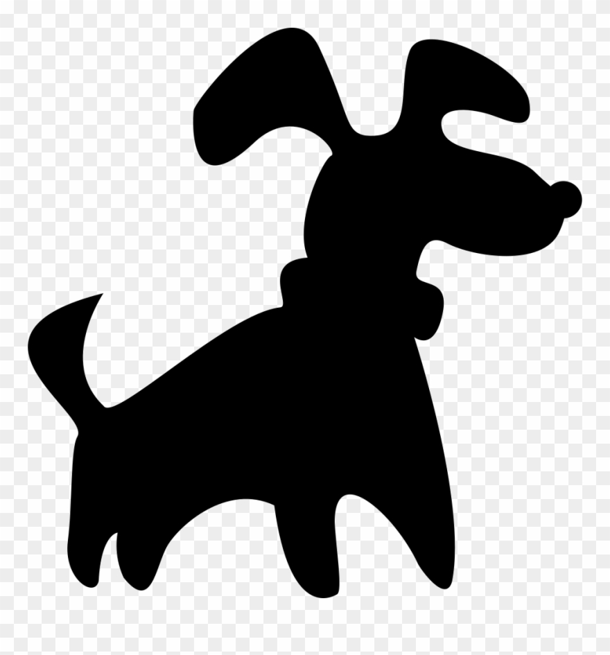 880x945 Black Small Dog Silhouette Png Icon Free Download