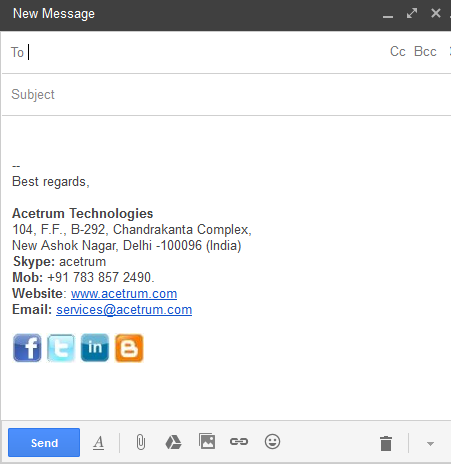 How To Add Social Media Icons To Your Gmail Signature 451x464 How To Add Social Media Icons To Your Gmail Signature