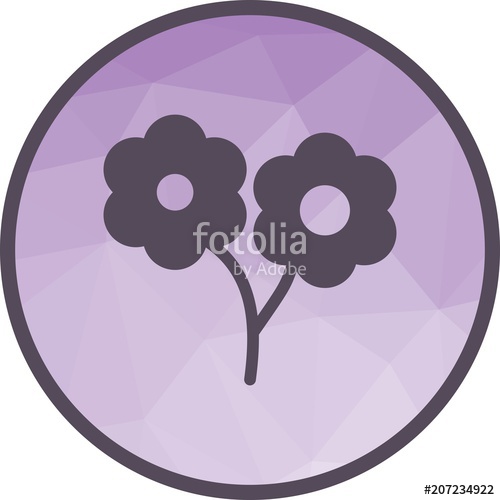500x500 Small Flowers Icon Stock Image And Royalty Free Vector