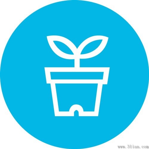 500x500 Blue Flower Small Icon Vector Free Vector In Adobe Illustrator