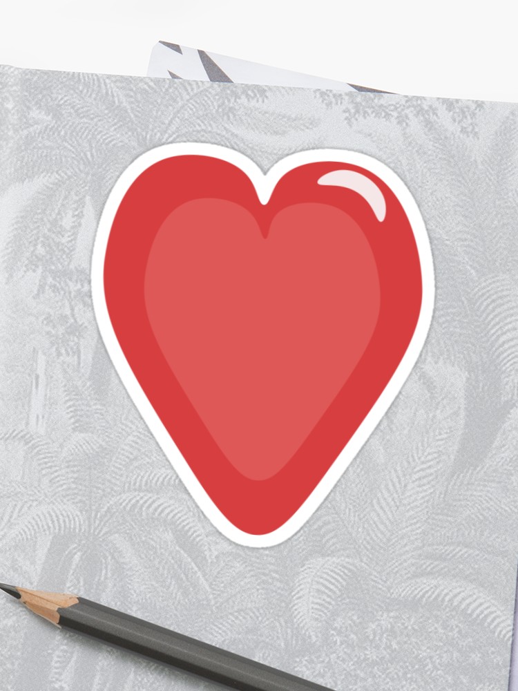 750x1000 Love Heart Icon Sticker