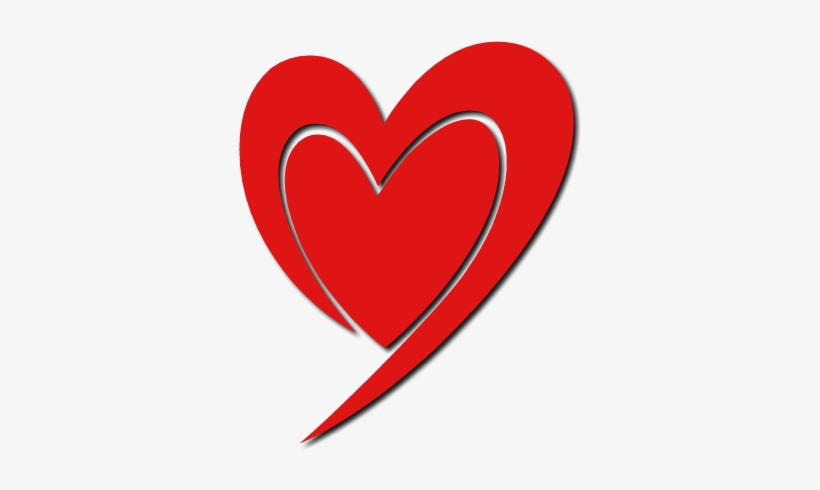 820x490 New Red Heart Png