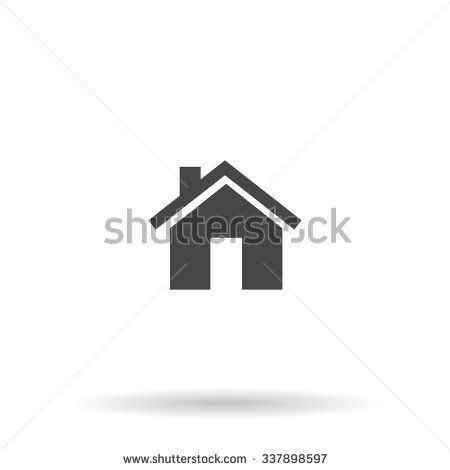 450x470 Small House Icon Vector Doenload Home Icon, Pictogram, House
