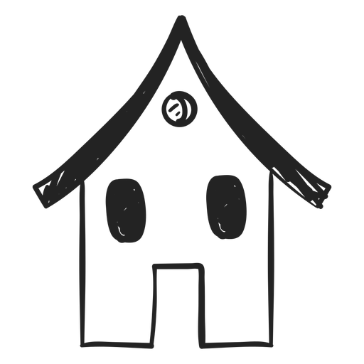 512x512 Small House Hand Drawn Icon