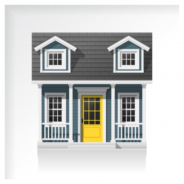 626x626 Small House Icon Isolated On White Background Vector Premium