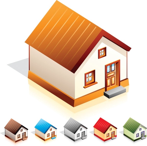 600x596 Small House Icon Vector Free Vector In Encapsulated Postscript