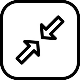 Resize, Minimum, Arrow, Small Icon Of Line Style 256x256 Resize, Minimum, Arrow, Small Icon Of Line Style