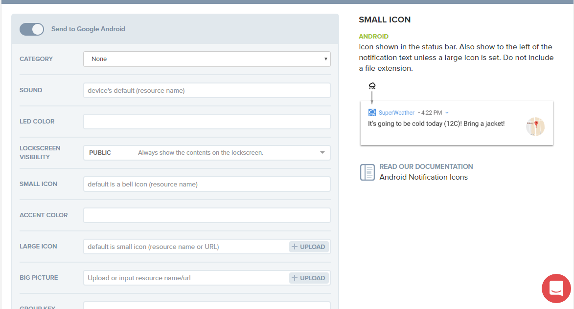 1173x633 How To Change The Bell Symbol In One Signal Notification