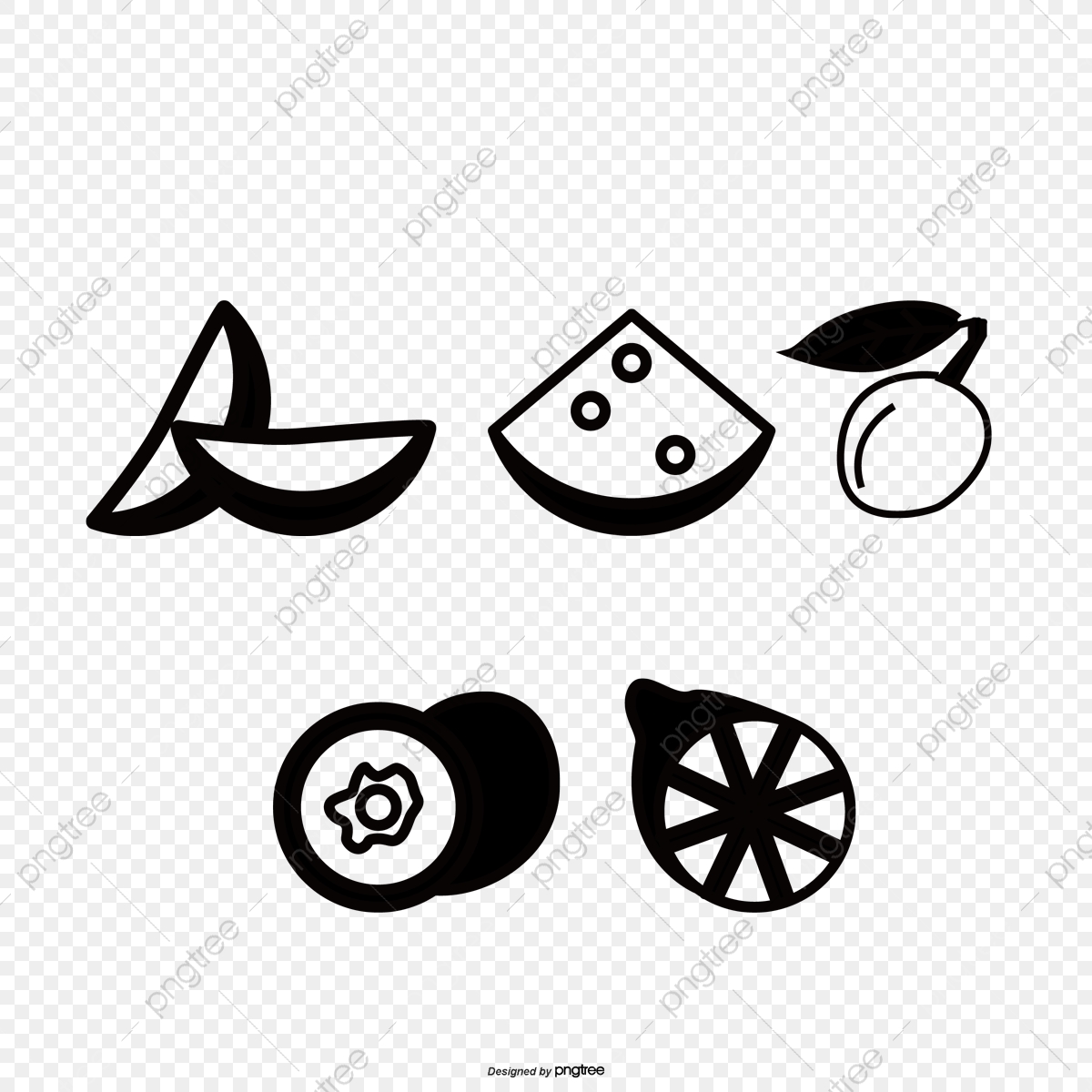 1200x1200 Ppt Transparent Fruit Small Parts Vector Icon, Ppt, Icon, Fruit