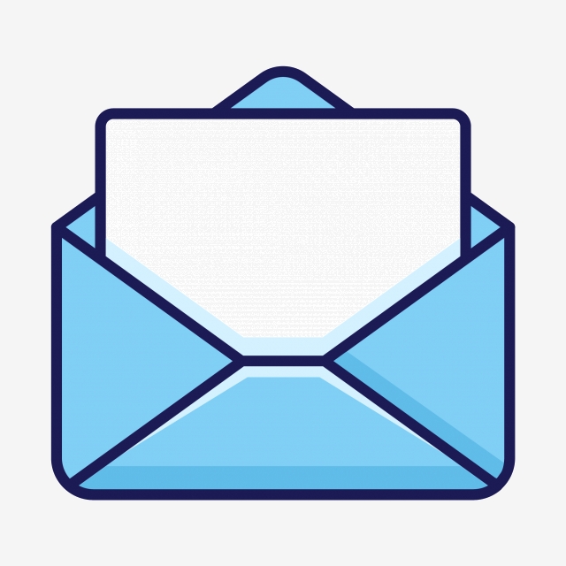 640x640 Hand Drawn Blue Mail Letter Resume Small Icon, Hand Drawn Small