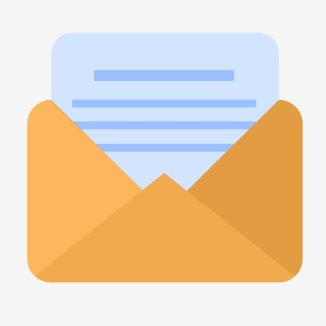 640x640 Yellow Paper Delivery Mail Small Icon, Received Mail, Business