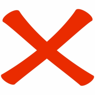 320x320 Red X Png, Backgrounds And Vectors Free Download
