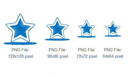 500x300 Free To Download Beautiful Star Icon Naldz Graphics