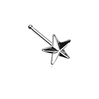 395x395 Ga Nautical Star Icon Nose Stud Ring Davana