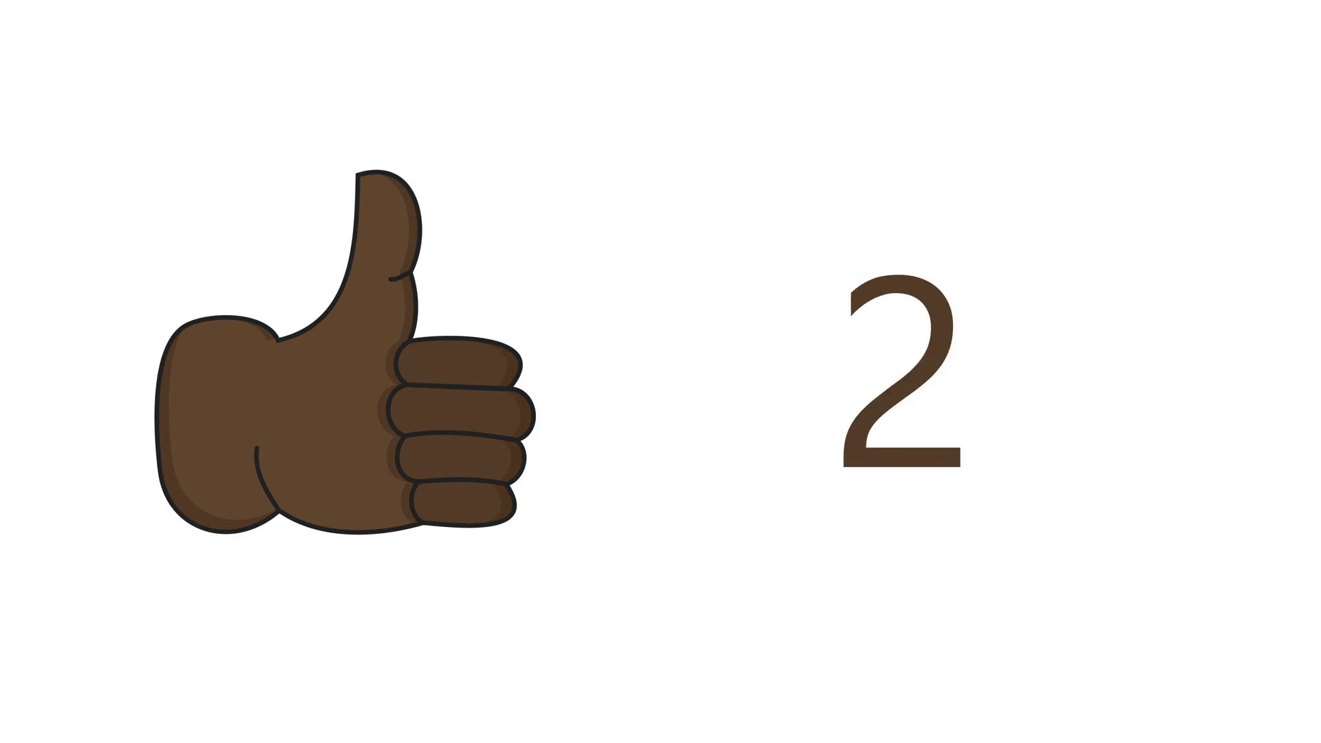 1920x1080 Footage Modern Thumb Up Technology Animation Like Blue Icon