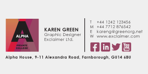 300x150 Dos Don'ts Social Media Email Signatures Exclaimer