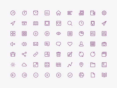Small Fine Purple Outline Web Icons Free Download 500x375 Small Fine Purple Outline Web Icons Free Download