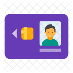 256x256 Smartcard Icon Of Flat Style