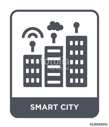 430x500 Smart City Icon Vector Stock Image And Royalty Free Vector