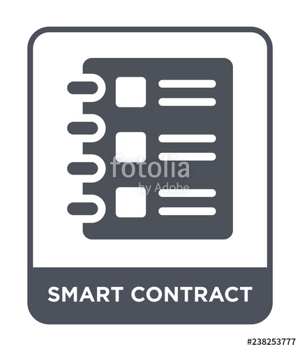 430x500 Smart Contract Icon Vector Stock Image And Royalty Free Vector