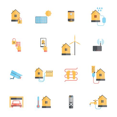 490x490 Smart Home Icon Flat