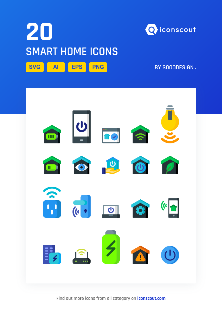 735x1038 Smart Home Icon Pack
