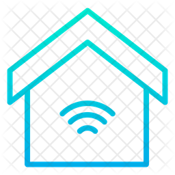 256x256 Smart Home Icon Of Gradient Style