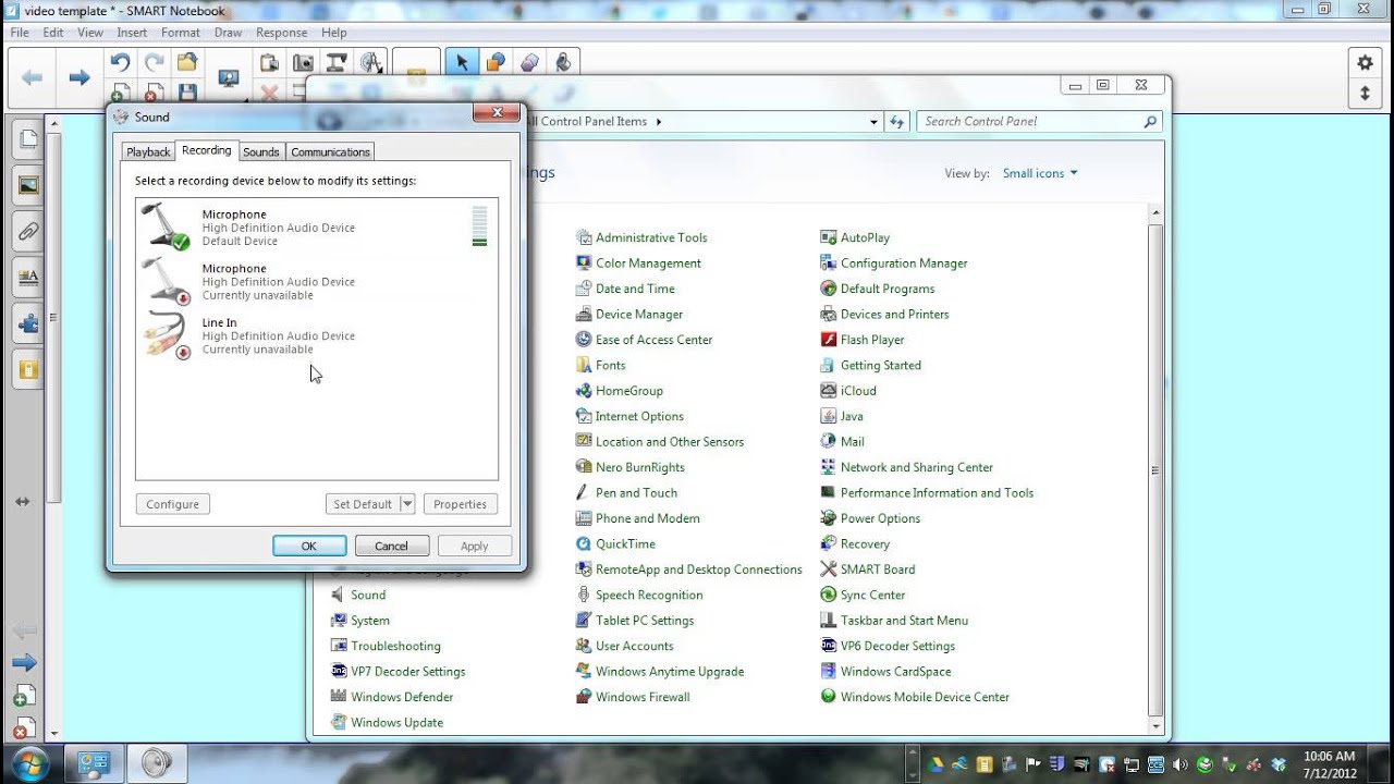 1280x720 Setting Up Your Mic For Use In Smart Notebook