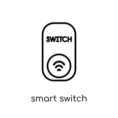 240x240 Smart Switch Icon Trendy Flat Vector Smart Switch Icon On White