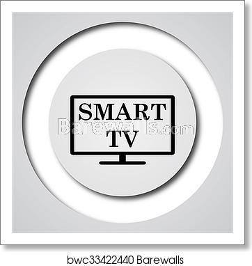 362x382 Smart Tv Icon, Art Print Barewalls Posters Prints