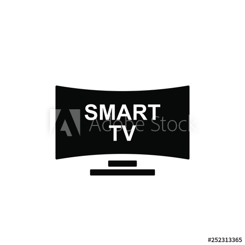 500x500 Smart Tv Icon, Smart Tv Symbol Vector