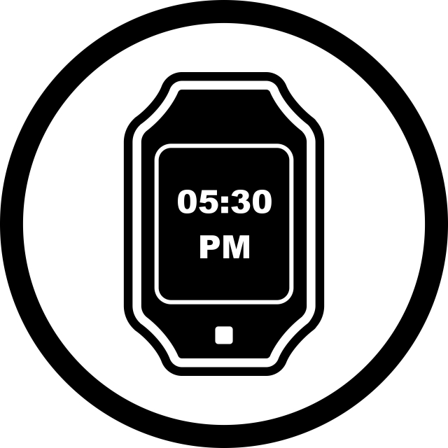 640x640 Smart Watch Icon In Trendy Style Isolated Background, Smart Watch