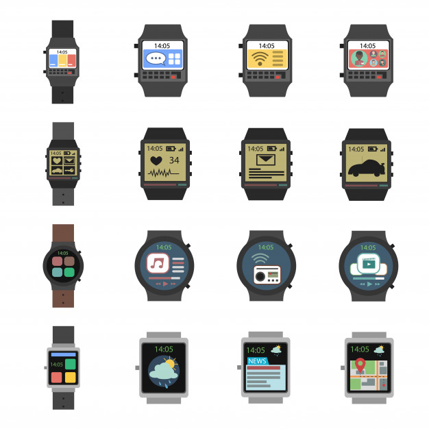 626x626 Smart Watch Icon Flat Vector Free Download