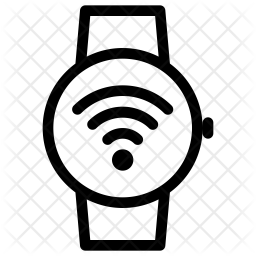 256x256 Smartwatch Icon Of Line Style