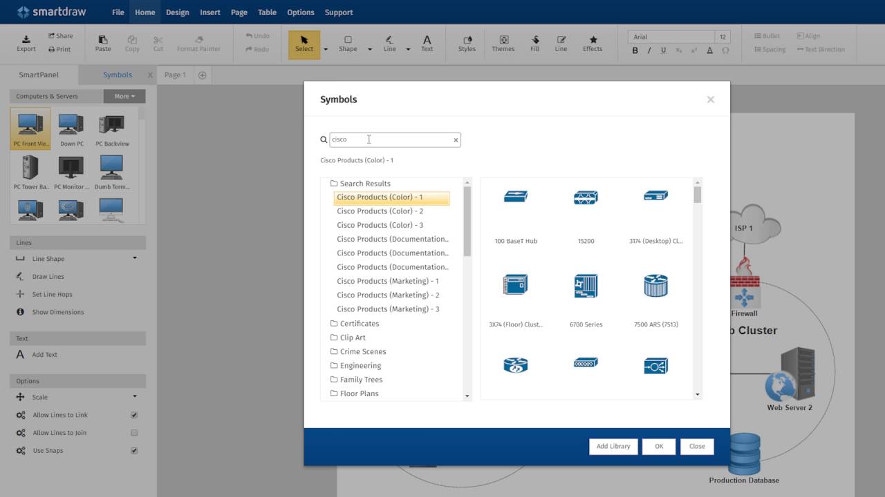 1280x720 Smartdraw Tip How To Search For More Symbols