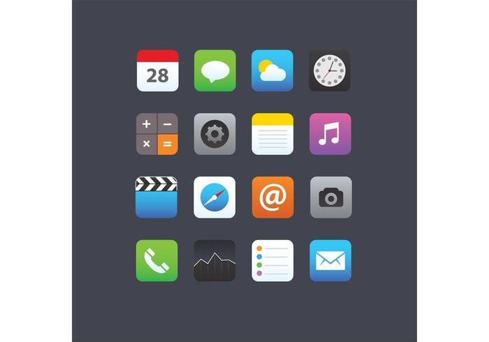 700x490 Smartphone App Icons