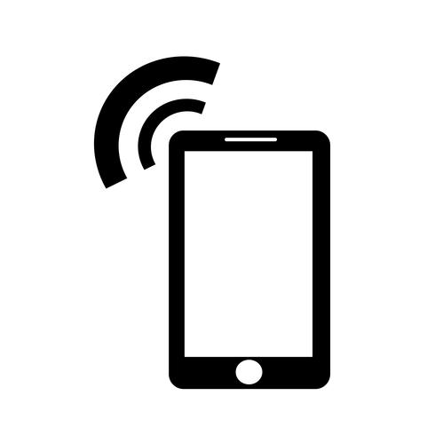 490x490 Smartphone Icon Vector Illustration